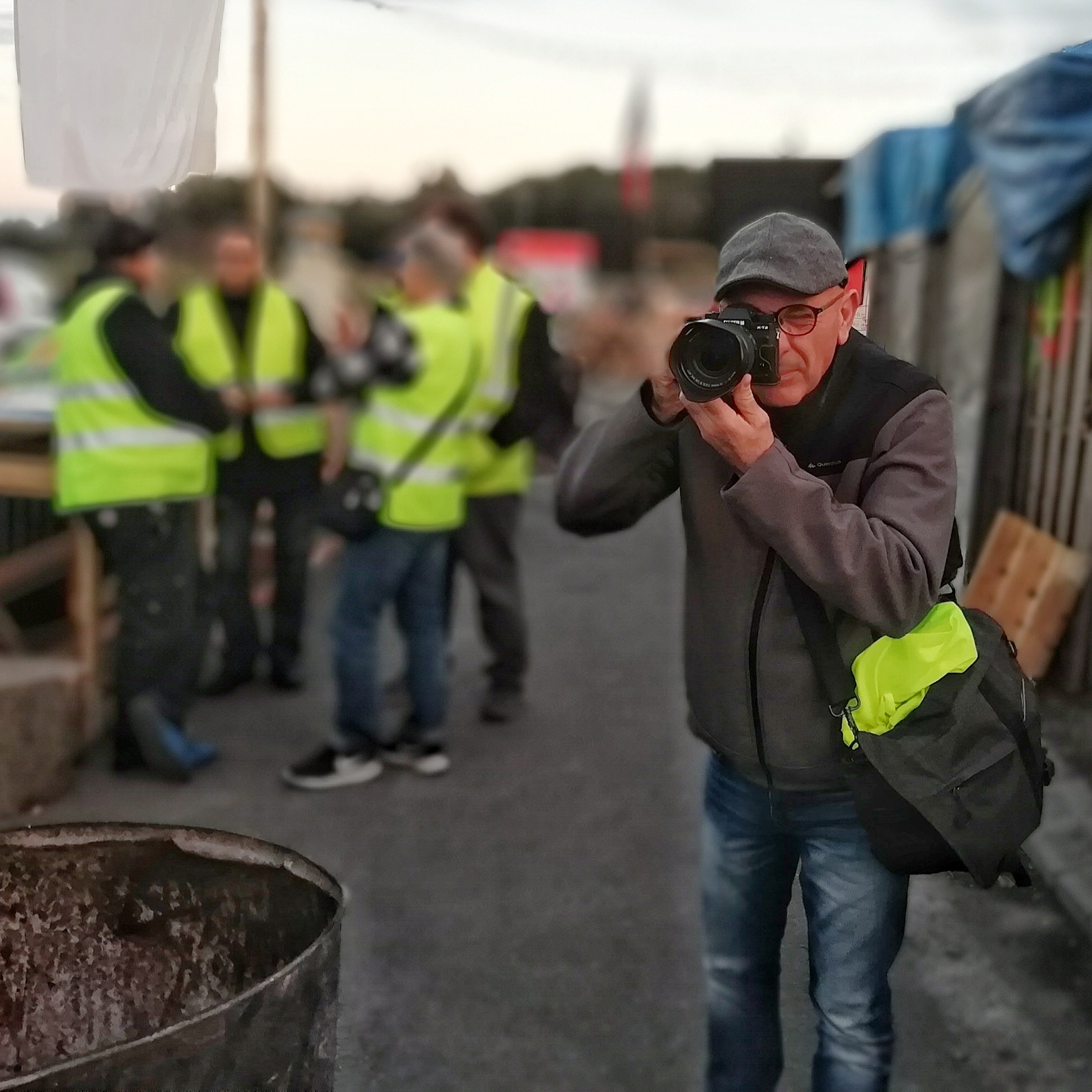Gilbert Scotti photographie les femmes Gilets Jaunes